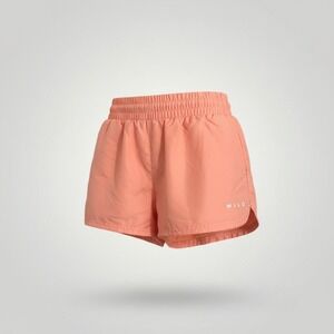 Wilo The Label Running Shorts Womens Large Coral Double Layer Athletic Sporty